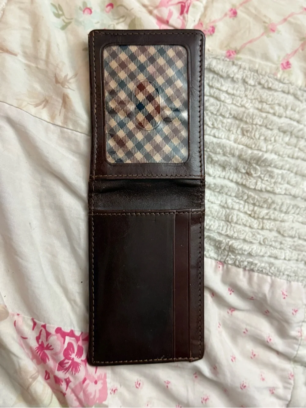 George Dark Brown Leather Men’s Card Holder